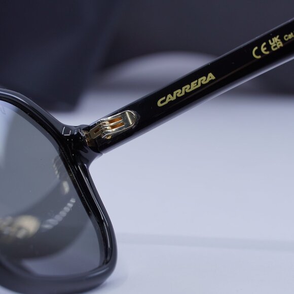 Carrera 302/S/N 02M2 M9 Aviator Sunglasses - Black/Grey Polarized - Picture 9 of 10